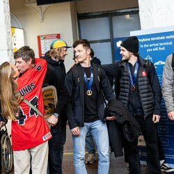 Lietuvos rinktinė sugrįžo su I-ojo diviziono B grupės nugalėtojų taure | Pauliaus Peleckio / BNS foto nuotr. 5