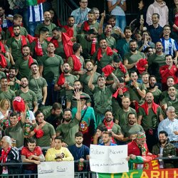 Portugalijos rinktinės sirgaliai LFF stadione | Sportas.lt/Tito Pacausko nuotr. 4