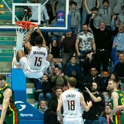 Belgų ir lietuvių rungtynės | Žygimanto Gedvilos / BNS foto nuotr. 5
