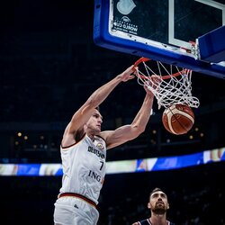 Serbija - Vokietija rungtynių akimirka | FIBA nuotr. 4