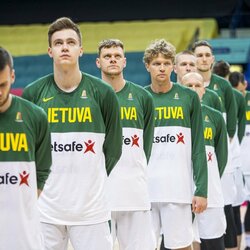 Lietuvių ir belgų rungtynės | Roko Lukoševičiaus/BNS Foto nuotr. 1