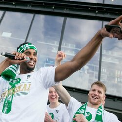 „Žalgirio“ linksmybės lauke | Josvydo Elinsko / BNS foto nuotr. 2