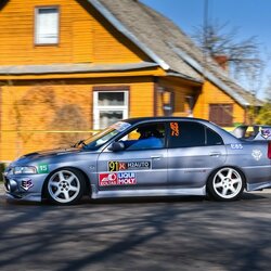 Varėnos miesto gatvėmis praūžė automobilių slalomas | Organizatorių nuotr. 4