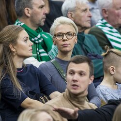 Žinomi žmonės „Žalgirio“ rungtynėse su „Valencia“ | Roko Lukoševičiaus/BNS Foto nuotr. 6