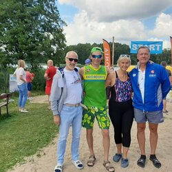 Keturi lietuviai dalyvavo plaukimo maratone Lenkijoje | Organizatorių nuotr. 1