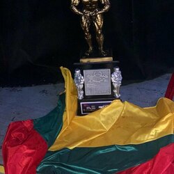 Deividas Dubinas triumfavo kultūrizmo varžybose Ekvadore | Organizatorių nuotr. 2