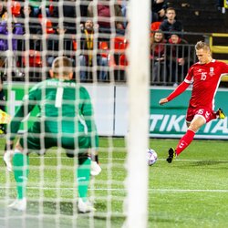 Lietuva – Farerų salos rungtynių akimirka l Irmanto Gelūno/BNS Foto nuotr. 1