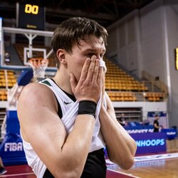 Lietuva – Prancūzija rungtynių akimirka  | Allos Fedorčenko ir Manto Stankevičiaus nuotr. 4