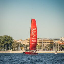 Lietuvos „Ambersail 2“ įgulos rankose – bekompromisė pergalė prieš identišką konkurentų jachtą | G.Neniškio nuotr. 3