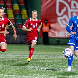 Lietuva – Farerų salos rungtynių akimirka l Irmanto Gelūno/BNS Foto nuotr. 5