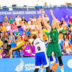 Lietuvos 3x3 krepšinio rinktinė Europos žaidynėse | Kipro Štreimikio nuotr. 6