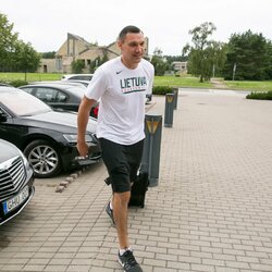 Lietuvos rinktinės krepšininkai renkasi į stovyklą Palangoje | Juliaus Kalinsko / BNS foto nuotr. 4