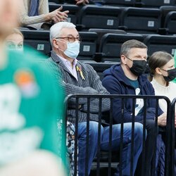 „Žalgiris“ – „Barcelona“ rungtynių akimirka | Eriko Ovčarenko / BNS foto nuotr. 2