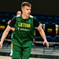 Lietuvos krepšinio rinktinės treniruotė | Žygimanto Vingelio nuotr. 1