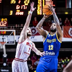 „Rytas“ – „Peristeri“ rungtynių akimirka | FIBA nuotr. 3