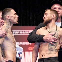 Vasilijaus Lomačenkos ir George‘o Kambosos svėrimų procedūra | Organizatorių nuotr. 6