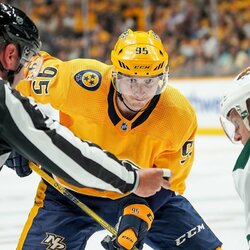 20-27. Vidurio puolėjas Mattas Duchene‘as (Nešvilio „Predators“) – 10 mln. Praėjusio reguliariojo sezono statistika: 73 rungtynės, 31 įvartis ir 39 rezultatyvūs perdavimai. | Instagram.com nuotr 4