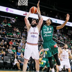 „Žalgirio“ – „Lietkabelio“ rungtynių akimirka  | Eriko Ovčarenko / BNS foto nuotr. 4