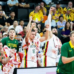 Lietuvių ir kanadiečių rungtynės | Žygimanto Gedvilos / BNS foto nuotr. 3