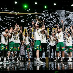 „Žalgirio“ triumfo akimirkos | Pauliaus Peleckio / BNS foto nuotr. 6