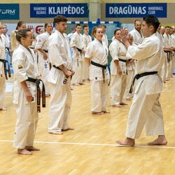 Išskirtinis svečias iš Japonijos priviliojo į Klaipėdą gausų būrį karatė kovotojų | Algimanto Barzdžiaus nuotr. 2