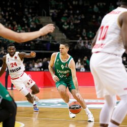 „Žalgiris“ – „AS Monaco“ rungtynių akimirka | Eriko Ovčarenko / BNS foto nuotr. 5