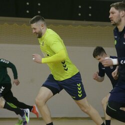 Lietuvos rankinio rinktinės treniruotė | rankinis.lt nuotr. 1