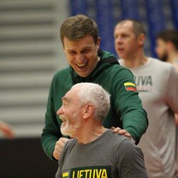 Lietuvos vyrų krepšinio rinktinė surengė treniruotę Amsterdame | krepsinionamai.lt nuotr. 1