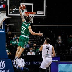 „Žalgirio“ ir „Lietkabelio“ rungtynės | Eriko Ovčarenko / BNS foto nuotr. 6