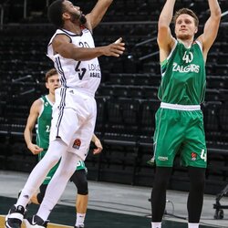 „Žalgiris“ – ASVEL rungtynių akimirka | Eriko Ovčarenko / BNS foto nuotr. 1
