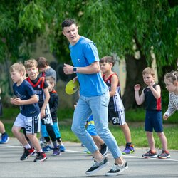 Žygimantas Janavičius apsilankė SKM stovykloje | Sauliaus Čirbos nuotr. 3