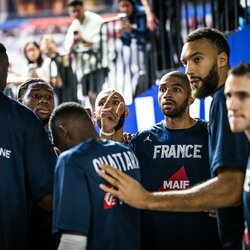 Prancūzija - Latvija rungtynių akimirka | FIBA nuotr. 5