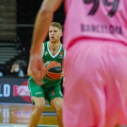 „Žalgiris“ – „Barcelona“ rungtynių akimirka | Sportas.lt/Tito Pacausko nuotr. 3