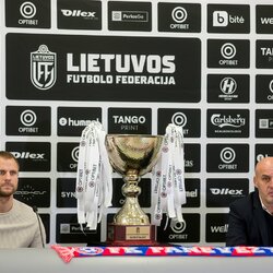 Optibet LFF supertaurės spaudos konferencija | LFF nuotr. 3