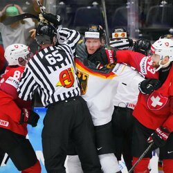 Šveicarija – Vokietija rungtynių akimirka | IIHF nuotr. 5