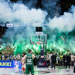 „Žalgirio“ LKL titulo šventimo akimirkos | Roko Lukoševičiaus/LKL nuotr. 6