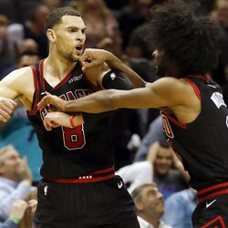 27. Zachas LaVine‘as – 25,5 tšk., 4,8 atk. kam., 4,2 rez. perd., 19,4 PER. Vidutinė metinė alga: 19,5 mln. Tikroji vertė: 86,88. | „Scanpix“ ir instagram.com nuotr. 4