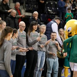 Lietuvos jaunučių merginų krepšinio rinktinės pagerbimas | Eriko Ovčarenko / BNS foto nuotr. 3