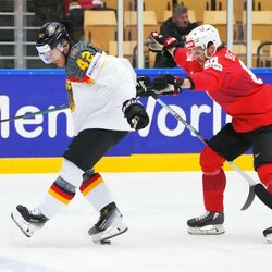 Šveicarija – Vokietija rungtynių akimirka | IIHF nuotr. 2