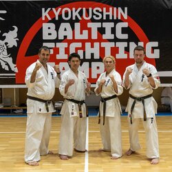 Išskirtinis svečias iš Japonijos priviliojo į Klaipėdą gausų būrį karatė kovotojų | Algimanto Barzdžiaus nuotr. 6
