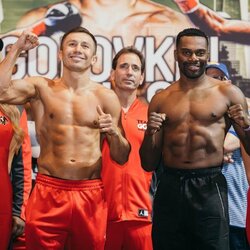 Genadijus Golovkinas ir Steve'as Rollsas | Organizatorių nuotr. 6