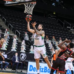 „Žalgiris“ – „Olympiacos“ rungtynių akimirka | Eriko Ovčarenko / BNS foto nuotr. 6