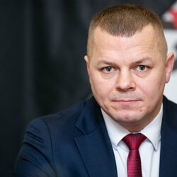 Lietuvos imtynių federacijos spaudos konferencija | Žygimanto Gedvilos / BNS foto nuotr. 5