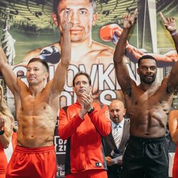 Genadijus Golovkinas ir Steve'as Rollsas | Organizatorių nuotr. 2