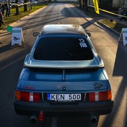 Varėnos miesto gatvėmis praūžė automobilių slalomas | Organizatorių nuotr. 1