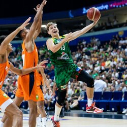 Lietuva – Nyderlandai rungtynių akimirka | Luko Balandžio / BNS foto nuotr. 5