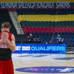 Lietuvių ir danų rungtynės | Roko Lukoševičiaus/BNS Foto nuotr. 1