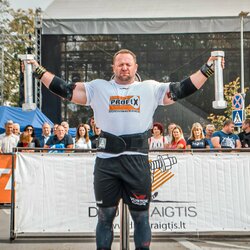 Lietuvos galiūnų čempionato etapas Pakruojyje (Lietuvos galiūnų federacijos nuotr.) | Organizatorių nuotr. 2