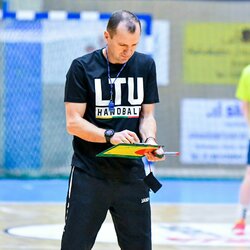 Lietuvos rankinio rinktinės treniruotė | rankinis.lt nuotr. 1