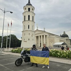 A.Bubinas per 109 su puse valandos apvažiavo Ukrainos kontūrą Europoje | asmeninio archyvo nuotr. 2